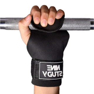 플로엔트 스트랩 헬스 손목 파워 리프팅 좌우세트, 1세트, 블랙(Black)