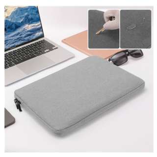 스웨이드노트북파우치 갤럭시북 맥북 lg그램 노트북 케이스 15인치 16인치, 그레이