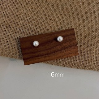 珍珠耳釘女定製白色大珍珠氣質銀針耳飾珍珠百搭耳環高級感