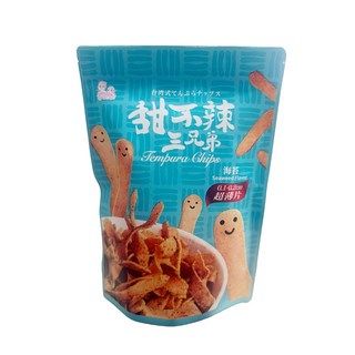 【珍寶廚坊】甜不辣三兄弟-苔小弟/海苔-100g/包(純手工製/聚會下酒必備)葷食, 1個, 100g