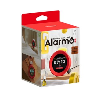 任天堂 智慧互動式鬧鐘 Sound Clock Alarmo 阿勒莫 瑪利歐 薩爾達傳說 皮克敏 Q哥電玩 SW163, 紅色