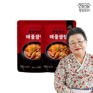 정성곳간 명인 강순의 해물알탕 400g 2팩, 없음, 2개