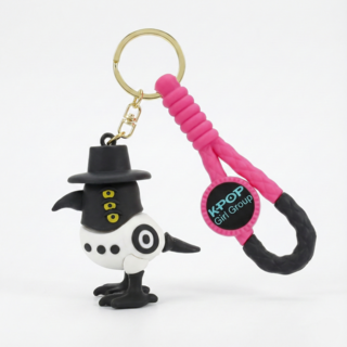 케이팝 서씨 키링 더피 친구 케데헌 굿즈 가방고리 백꾸 인형 백참, 1개, 기본