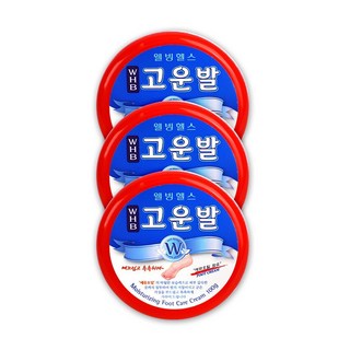 웰빙고운발 WHB 각질케어 보습 풋크림 레드케이스, 1개입, 12개, 100g