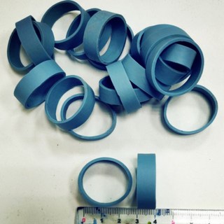 【HY】橡皮筋 No.14*8mm (1公斤/包 天空藍色) 小尺寸厚度易包裝 電線零件綑綁 文具整理, 1個, 1公斤裝, 天空藍色
