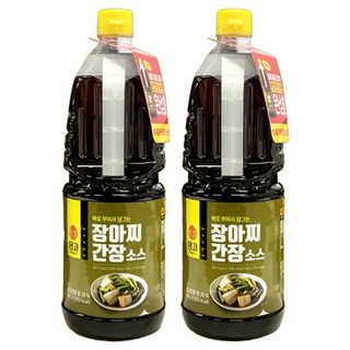 몽고 바로 부어서 담그는 장아찌 간장 소스 1.8L 2개 요리 절임 양파 고추 대파