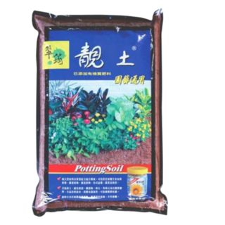 【欣榮園藝】靚土 培養土 - 6L 園藝通用 植栽專業栽培土, 1個, 通用/藍色包裝6L
