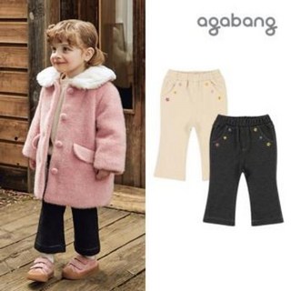 [아가방 유아바지] 겨울 아기돌 키즈 여아 제나사선부츠컷바지 Q7 편한 추석 110