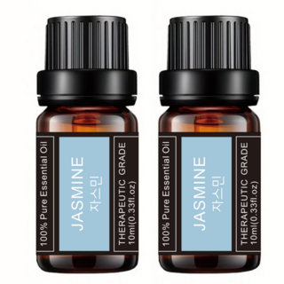 레노포프 천연 에센셜오일 & 블랜딩오일 35종 테라퓨틱등급, 2개, 3.자스민, 10ml