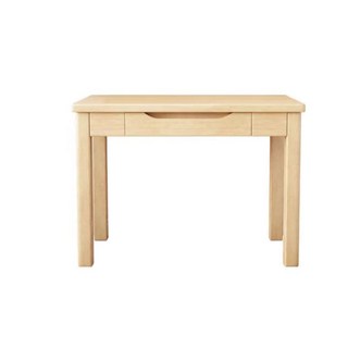 100%全實木書桌 學生書桌 實木桌子 電腦桌 北歐風簡約實木電腦桌, 原木色