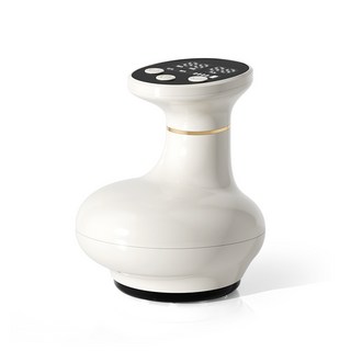 온열 흡착 안마기 셀프 마사지기 흡착형 괄사 마사지기 진공 온열, 흰색, pz-2224