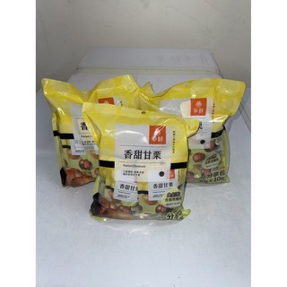 爭鮮香甜甘栗，免剝殼即食，口感鬆軟香甜，獨立包裝方便攜帶, 300g, 3個