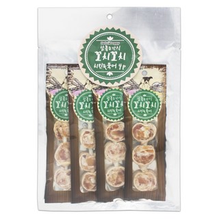 참좋은간식 꼬치꼬치 강아지 간식 4p, 치킨 + 북어 혼합맛, 100g, 6개