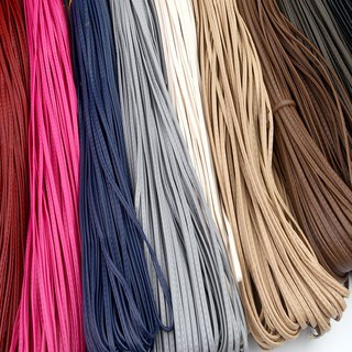 가죽끈 마크라메 인조가죽끈 4mm 네트백 가방만들기, 1개, 01블랙