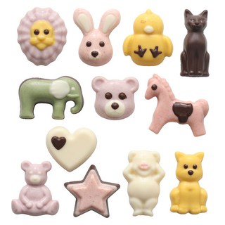 엠케이크 메이드초콜릿 동물 초콜릿 만들기 세트, 240g, 1세트, 메이드초콜릿 동물초콜릿 만들기세트