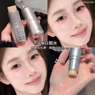 高光棒 水光棒 韓系水光棒 清透水光肌 小紅書高光棒 偽素顏水光卧蠶修容提亮, 1個, 清透靈動高光棒 #101白開水