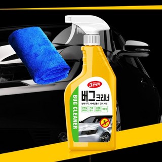 차량용 버그크리너 타올 벌레 벌레제거제 거품 세차