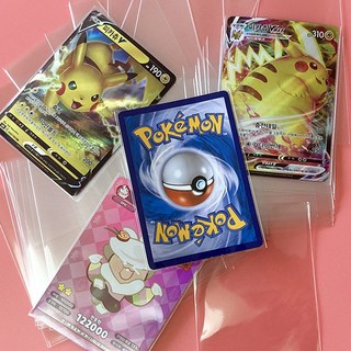 포켓몬 카드 슬리브 프로텍터 OPP 비닐 보관 투명 쿠키런 KBO카드 원피스, 200매