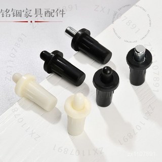 彈簧中軸 傢具連接件 櫃門配件 門銷 彈簧隔板銷 塑料伸縮上下門軸, 1個, 鐵芯-大號中軸,10個裝