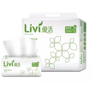 Livi 優活 Everyday 抽取式衛生紙(PEFC) 130抽 x 10包 x 8袋, 1箱, 7200個裝