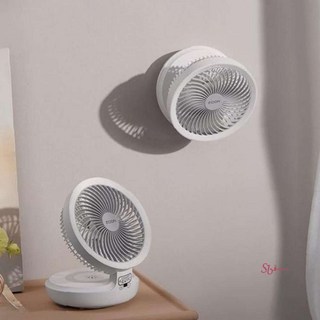 써큘레이터 선풍기 무선 욕실 회전 탁상용 미니 캠핑 벽걸이 레이션 에어 쎠큘 서큘레이터 사무실ssu229, SBD_화이트 USB충전식+리모컨