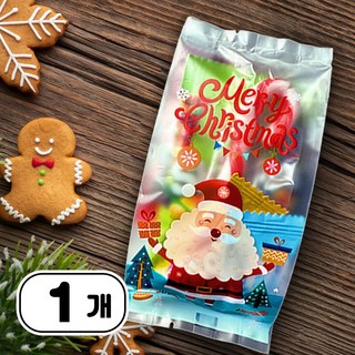 달달마켓 산타 선물 구디백 (+스티커증정) 크리스마스 간식 꾸러미 답례품 단체 선물 세트, 1개, 단품