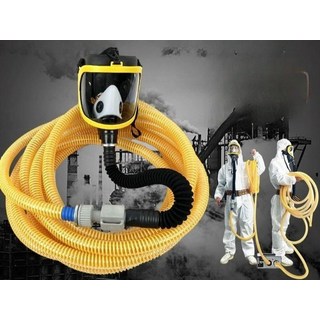 송기 마스크 산업용 도장 공급 세트 보호구 송기식 안면 방연, 5. 배터리 1인용 튜브 50m