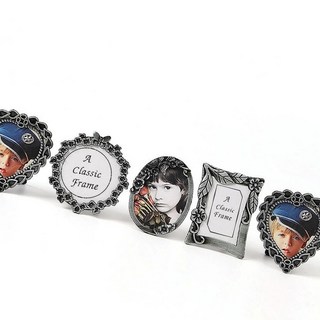 hyg 미니 증명사진 탁상 포토 액자 5p 기본 사진 액자 수지 플라스틱 사진틀 아크릴 포토 프레임