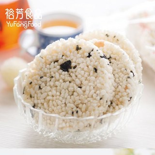 裕芳食品米香餅(全素) - 台灣米製傳統點心，酥脆可口，獨立包裝，全家共享, 1個