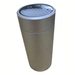 幸福家園 台灣製造 熱銷車用空氣清淨機 隨身空氣淨化器 負離子空氣清淨機 小型空氣清淨器 多場景使用 交換禮物, 銀灰色, ID-M001