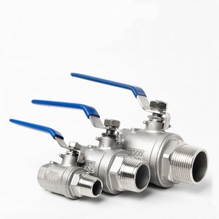 BSP 내부 스레드 스테인리스 스틸 볼 밸브 공기 오일 SS304 1/4인치2, 01 SUS304, 04 1/4"
