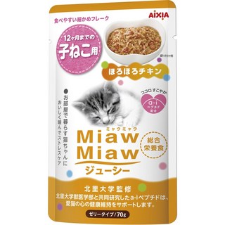 妙喵 主食軟包, 70g, 1個, 22號 幼貓 雞肉