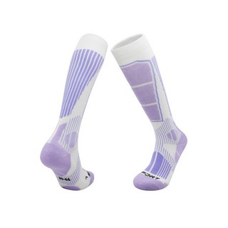 O 美麗諾羊毛高筒雪襪：加厚防寒保暖，滑雪防震舒適羊毛襪