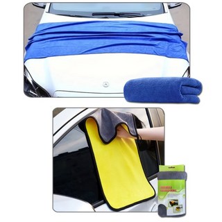 New 세차 타월 세트 드라잉 버핑 혼합, 블루+엘로우, 1개