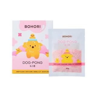 보호리 도그퐁 샴푸 1박스 25g 강아지 피부염 각질 제거 모낭충 딥클린 진정 탄산 버블 스파