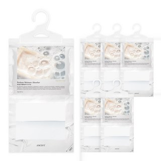 에이센트 향기나는 퍼퓸 옷걸이형 대용량 제습제 시그니처솝 6개입, 1세트, 150g