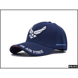 【野戰搖滾-生存遊戲】US AIR FORCE 美國空軍棒球帽【黑色、海軍藍色、沙色】軍帽美軍特警勤務戰術帽小帽空軍特勤