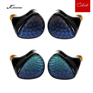 Kinera Celest 黑龍Wyvern Black Remaster入耳式耳機 LCP 2.0 振膜單元, 黑藍,3.5mm無麥克風