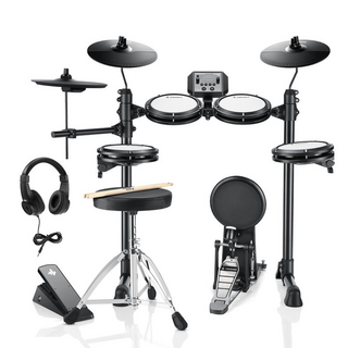 Donner DED-80P 電子鼓套組 附耳機 鼓椅 鼓棒, 1個