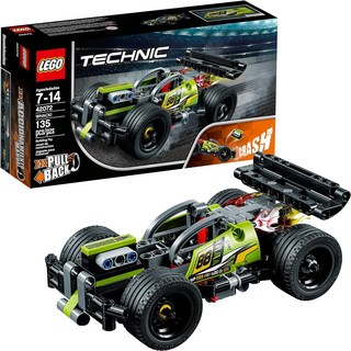 LEGO Technic WHACK 42072 빌딩 키트 Pull Back 장난감 Stunt 자동차 팝ular Girls and Boys Engineering 장난감 for Cre, 1개