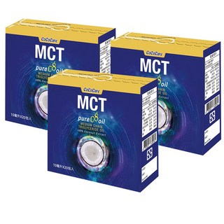 CoCoCare 純C8中鏈三酸甘油酯 隨行包 10mlX20入/盒, 200ml, 3個