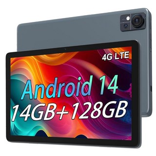 도마톤 태블릿 10 1인치 안드로이드 태블릿 14GB RAM 128GB ROM 1280 800 인셀 화면 옥타코어 프로세서 7000mAh 배터리 5G Wi-Fi 및 4G, Gray