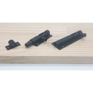 CBX-FADB 鋁製門閂 - 平閂 落地門栓 橫閂 鋁門窗門栓 暗栓 萬能門栓, 黑色,3吋, 1個