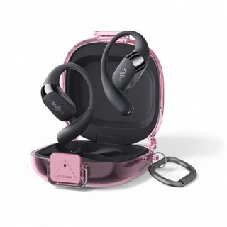 샥즈 오픈핏 2 투명 잠금 클립 케이스 T920, 핑크, 1개, 샥즈 오픈핏2