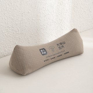 日本豆腐枕芯 6/10公分高低可選 飯店枕頭 羽絲絨填充人體工學護頸助眠枕, 1個, 三角枕-苦蕎麥頸椎枕 咖色,1對
