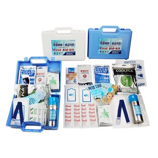 하모니케어 폭염예방응급키트 2호 파란색 여름 무더위 온열질환 관공서 병원 학교(BLUE), 1개