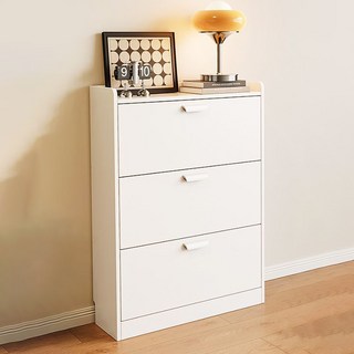 심플한 모던한 소형 아파트용 현관 슬림신발장 공간절약 대용량 수납 신발장, 3단, 600*170*1080mm