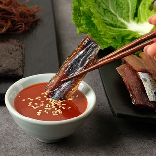 꾸덕꾸덕 구룡포 꽁치 과메기, 야채세트, 꽁치 완전손질 10미20쪽 (야채포함)