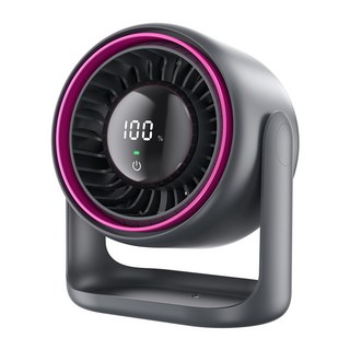 스네몬 저소음 탁상용 벽걸이 에어 써큘레이터 무선 선풍기, LLD-F101, 쿨그레이