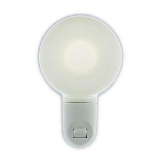 太星電工MAX STAR小夜燈，插座式LED節能燈具，臥室走廊夜間照明，簡約設計溫馨氛圍, 甜甜圈-暖白光